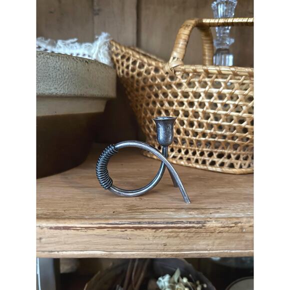 Mid Century Danish Candlestick Holder - Picture 1 of 5